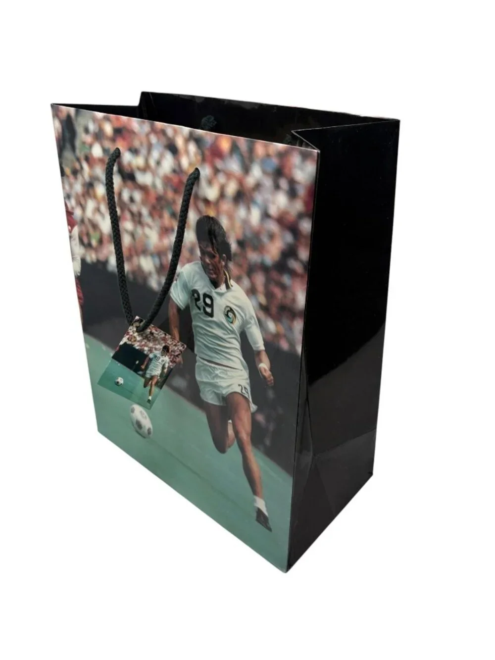 Vintage New York Cosmos Mark Liveric #29 Soccer Gift Bag NASL Rare 1979 Team